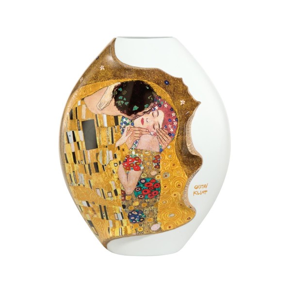 Der Kuss - Vase Bunt Gustav Klimt Goebel 66500421
