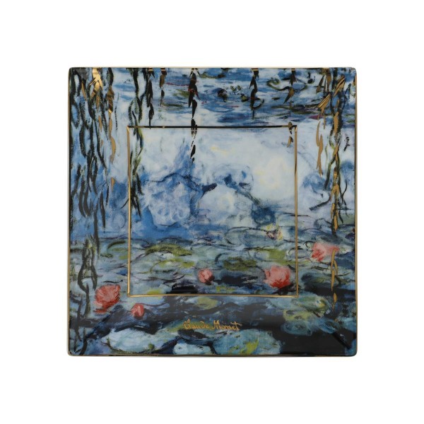 Seerosen mit Weide - Schale Bunt Claude Monet Goebel 66516221